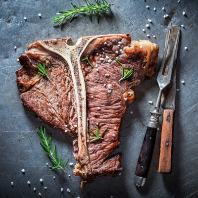 Sugestie de prezentare - Tbone steak de vită