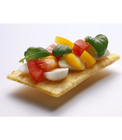 Sugestie de prezentare pâine extrudată cu hrișcă și legume