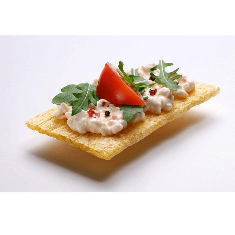 Sugestie de prezentare pâine extrudată cu cremă de brânză