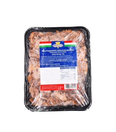 Carne condimentată, din pulpă de pui, pt Gyros