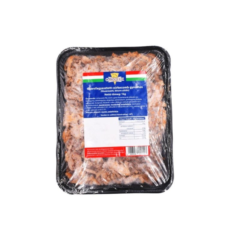 Carne condimentată, din pulpă de pui, pt Gyros