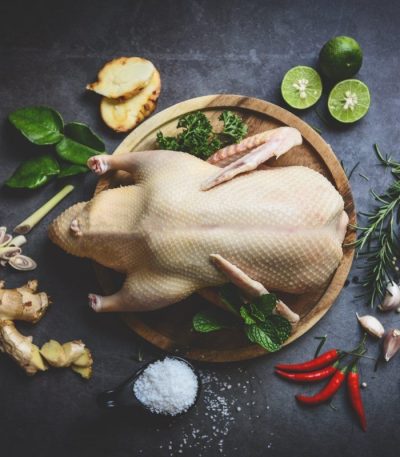 Sugestie de prezentare pentru Rață întreagă (grill)