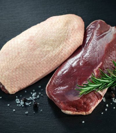 Sugestie de prezentare pentru piept de rață, 400-440 G/ 2 buc