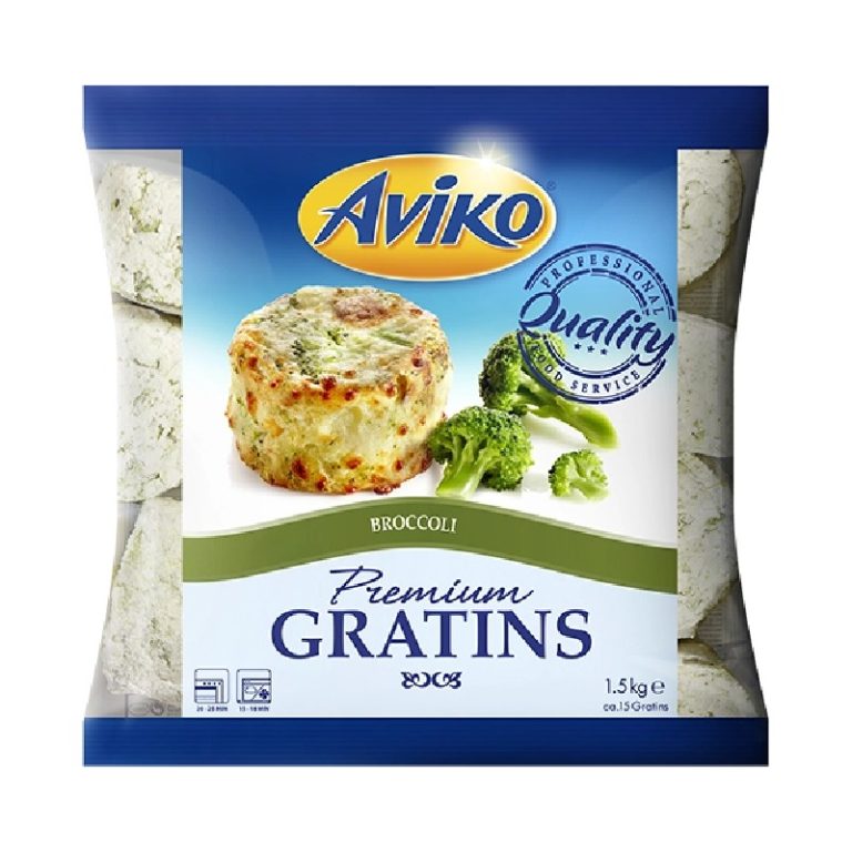 Cartofi gratinați cu broccoli, 1,5 kg