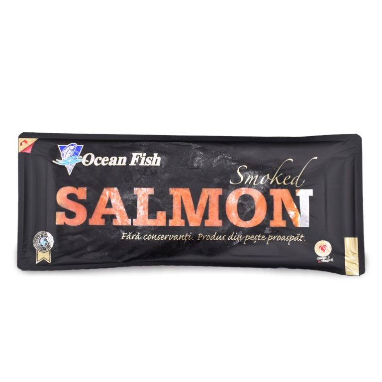 Somon file feliat afumat, Salmo Salar, 500 G