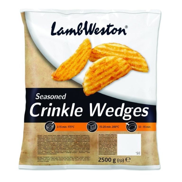 Cartofi crinkle segmenți condimentați