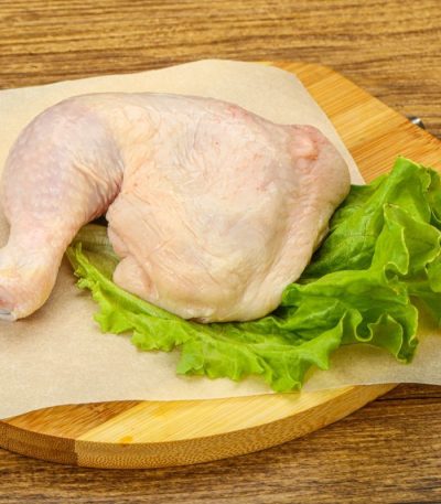 Sugestie de prezentare - Pulpă întreagă de pui calibrată, 200 g, IQF