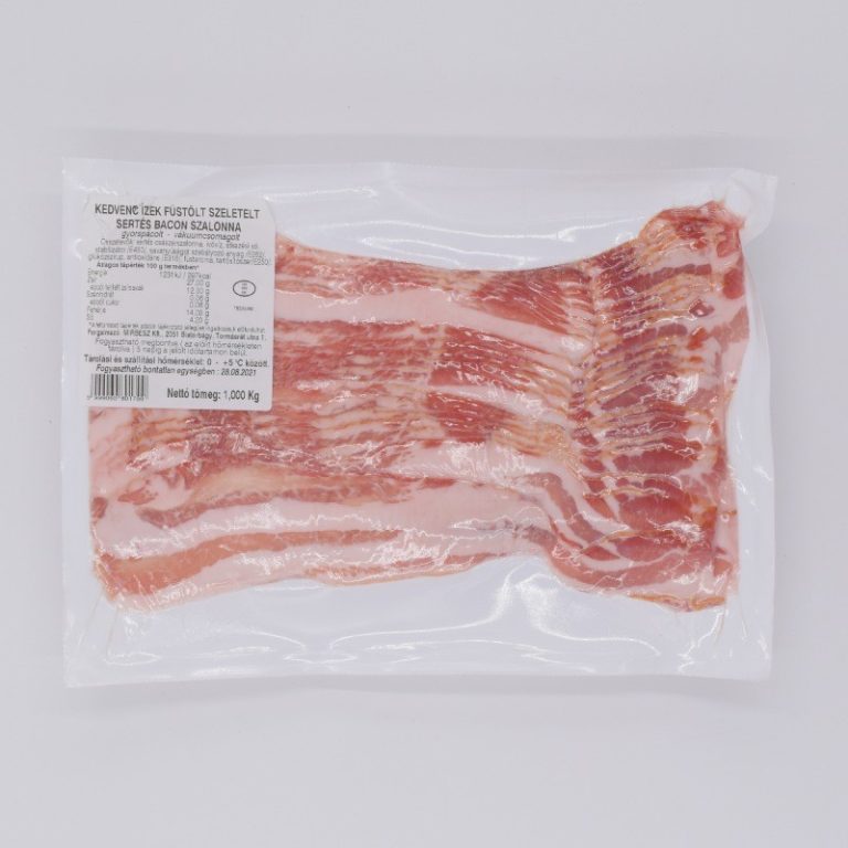 Bacon feliat, afumat 1kg