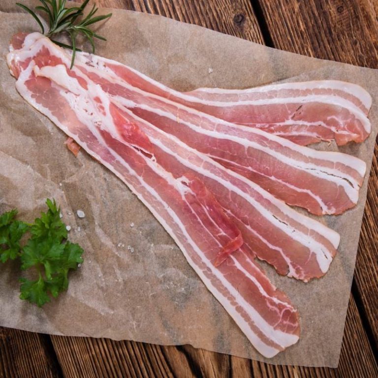 Sugestie de prezentare - Bacon feliat, afumat