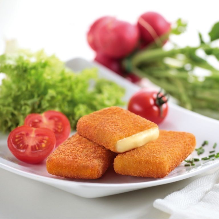 Sugestie de prezentare - Cașcaval pane dreptunghi, 450 g
