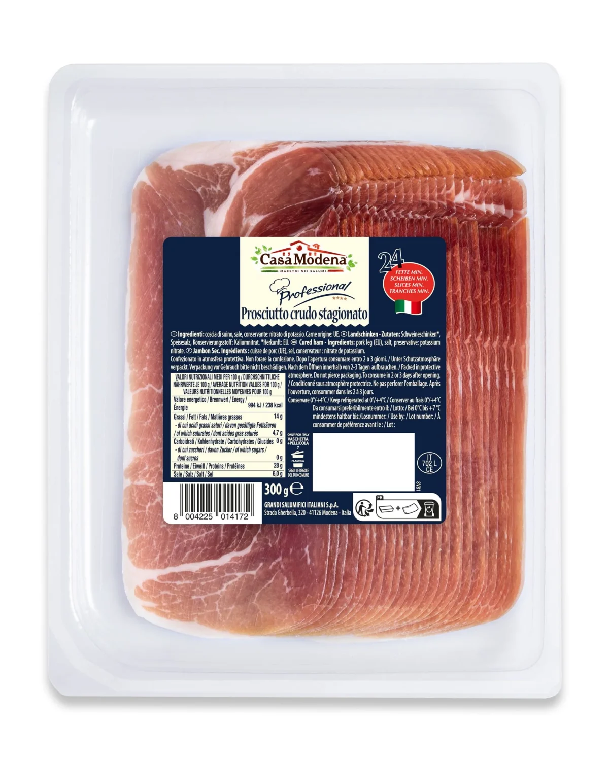 Prosciutto Crudo felii, 300 G - imagine 1