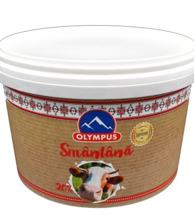 Sugestie de prezentare - Smântână Olympus 20% 5kg