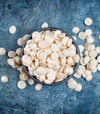 Sugestie de prezentare - Ciocolată albă 28%, 2,5kg