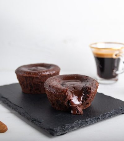 Sugestie de prezentare - Lava cake cu ciocolată