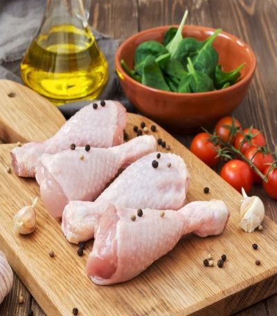 Pulpă inferioară de pui congelată IQF - sugestie de prezentare