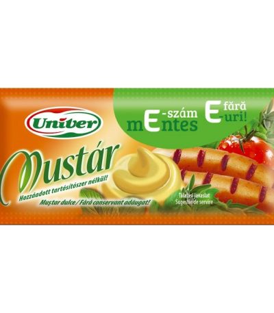 Muștar natural la plic, Univer