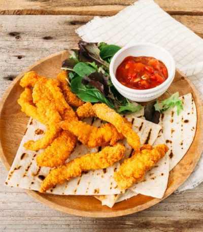 Crispy din piept de pui Sweet chilli