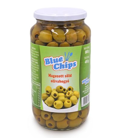 Măsline verzi fără sâmburi, 880 G/ 450 G