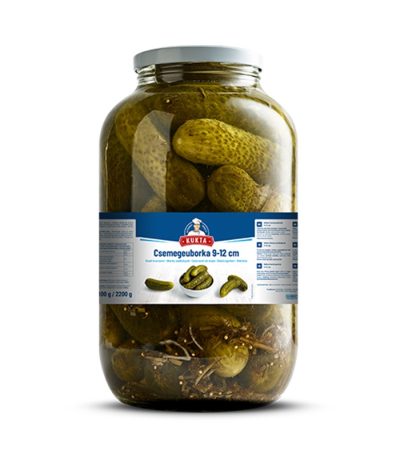 Castraveți în oțet 9-12 cm, 4,100 G/ 2200 G
