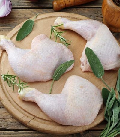 Sugestie de prezentatre - Pulpă întreagă de pui calibrată la 220 g, IQF 5 kg