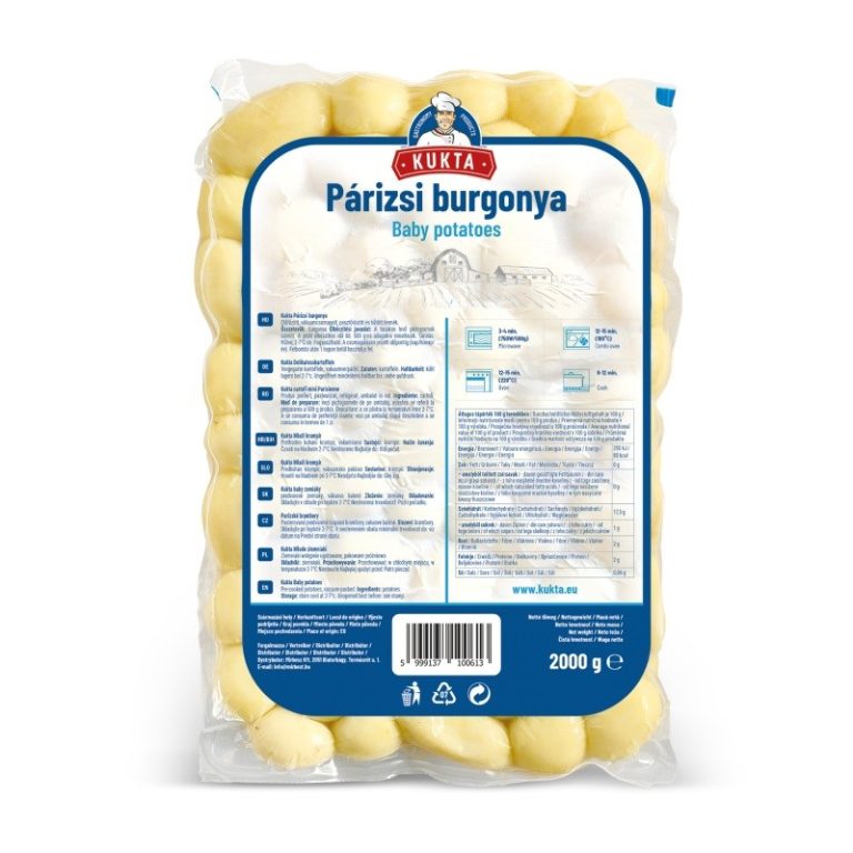 Cartofi mini parisiennes, refrigerați, 2 Kg
