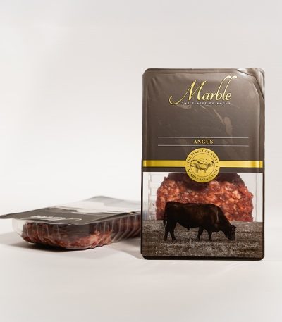 Burger de vită Black Angus 98%, 230-250 G