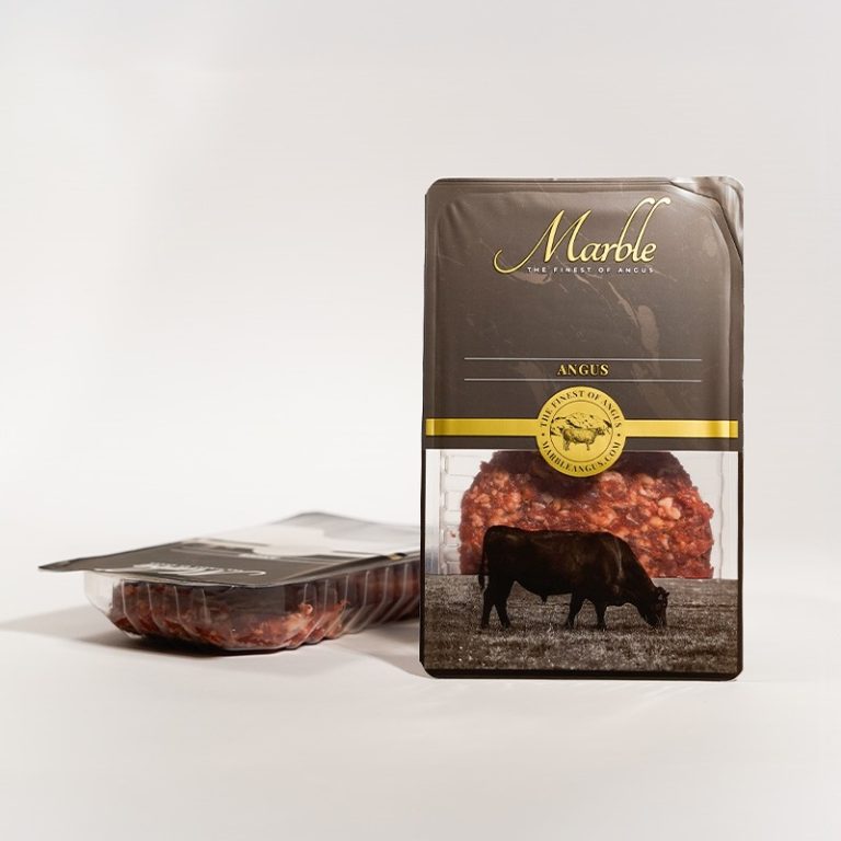 Burger de vită Black Angus 98%, 230-250 G