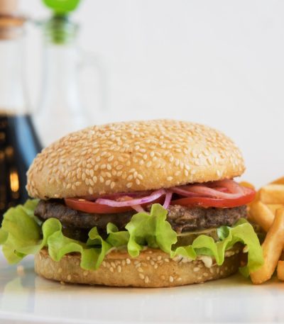 Sugestie de prezentare - Pastile hamburger cu vită, 520 G