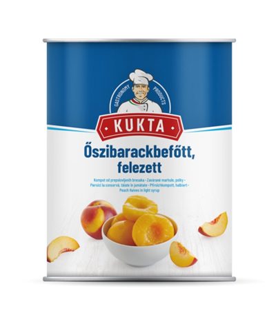 Compot de piersici, jumătăți, 4250 G/ 2400 G