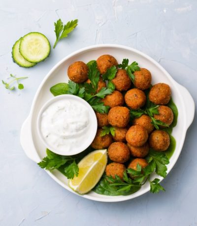 Sugestie de prezentare - falafel