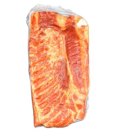 Bacon feliat anatomic fiert- afumat, fără piele