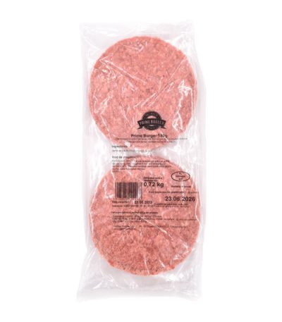 Prime Burger de vită 99,9%, 4x180 G