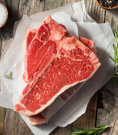Sugestie de prezentare - Tbone de vită, dezosat, 2-5 Kg
