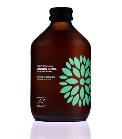 Kombucha cu castraveți și coriandru, 330 ml