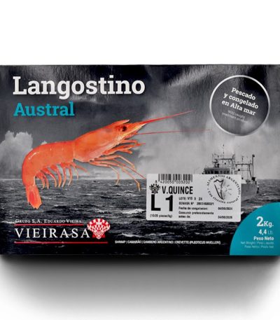 Creveți întregi (langustine), 2 Kg
