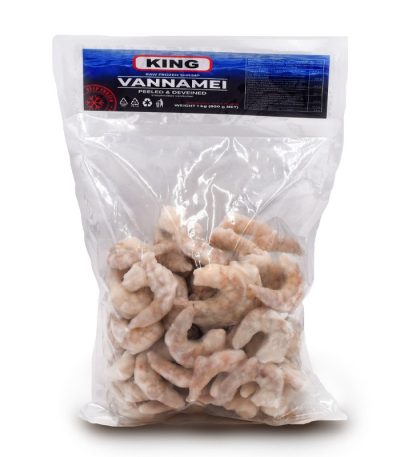 Creveți decorticați cruzi fără codiță 21/25, 1 Kg