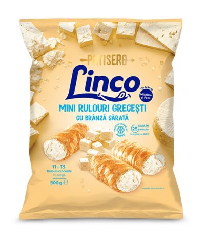 Mini rulouri cu brânză sărată, 500 G