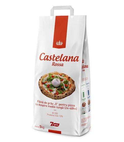 Rossa Castelana, făină pentru pizza, 13%, 5 Kg