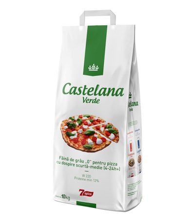 Verde Castelana, făină pentru pizza, 12%, 10 Kg