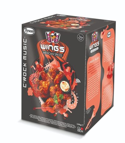 Aripi de pui condimentate mexican, 2,5 Kg